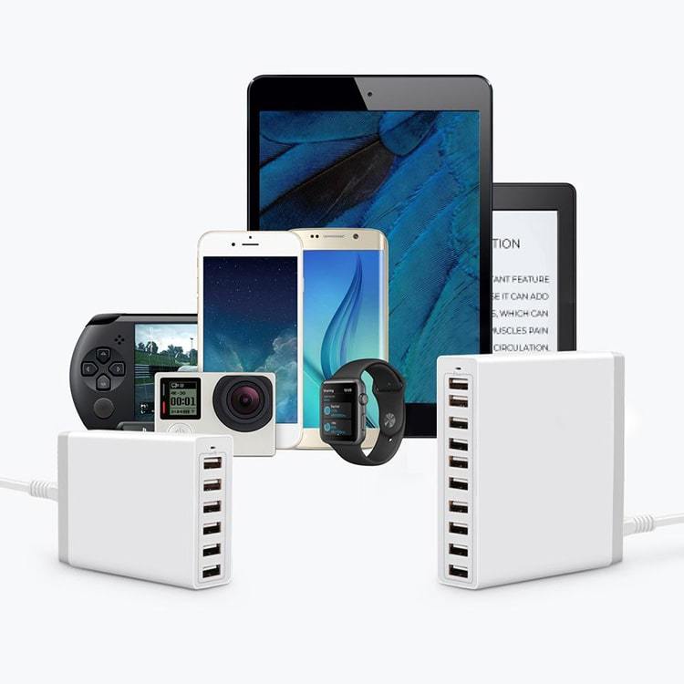 Multi-Port USB Charger (6 / 10 Ports)